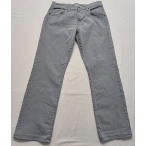 7 for all mankind women's gray straight denim jeans sz. 31